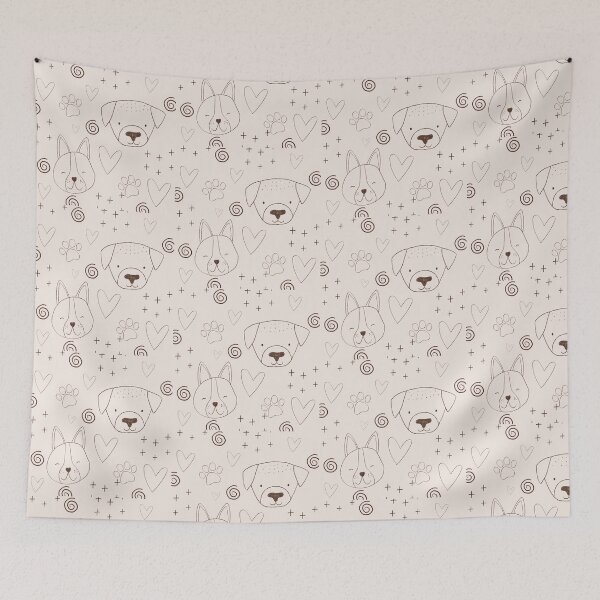 Item preview, Dog abstract pattern designed and sold by Austin Butler.