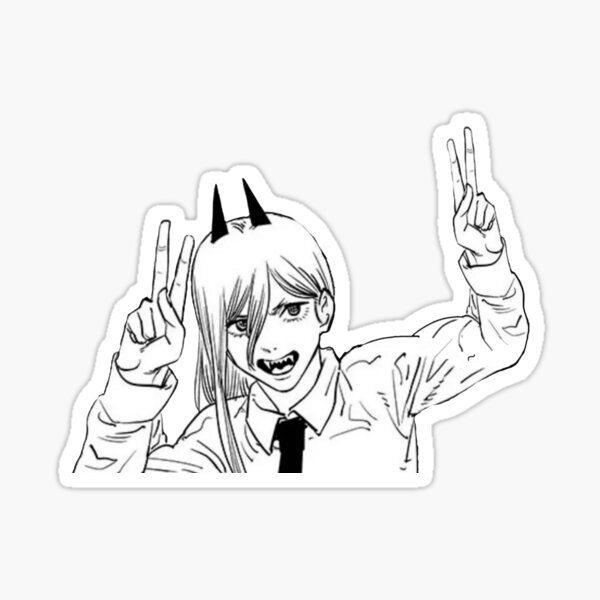 power peace sign sticker Sticker