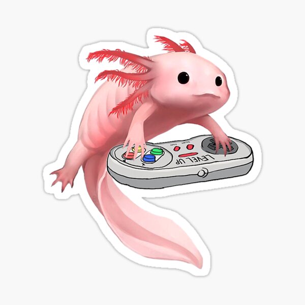 Kawaii Axolotl Stickers for Sale