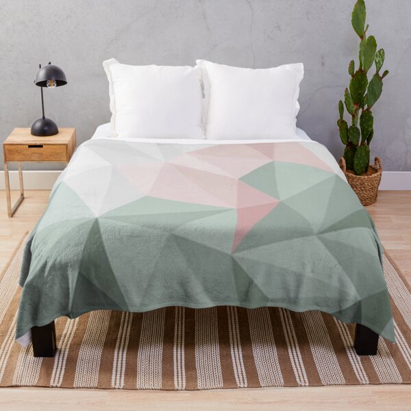 Item preview, Sage Green & Blush Pink Geometric designed and sold by nowak51.