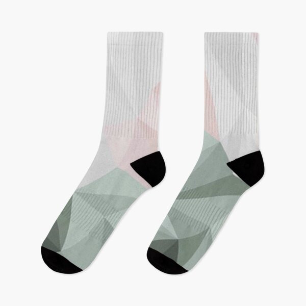 Item preview, Sage Green & Blush Pink Geometric designed and sold by nowak51.