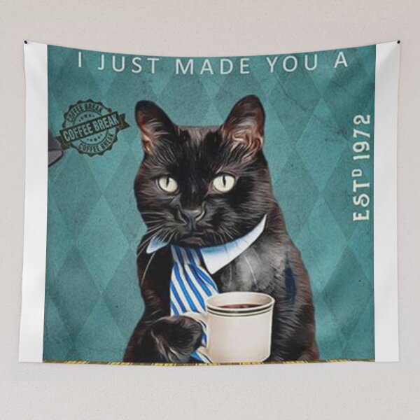 Item preview, Cat Drinking Tea designed and sold by foguebigh.