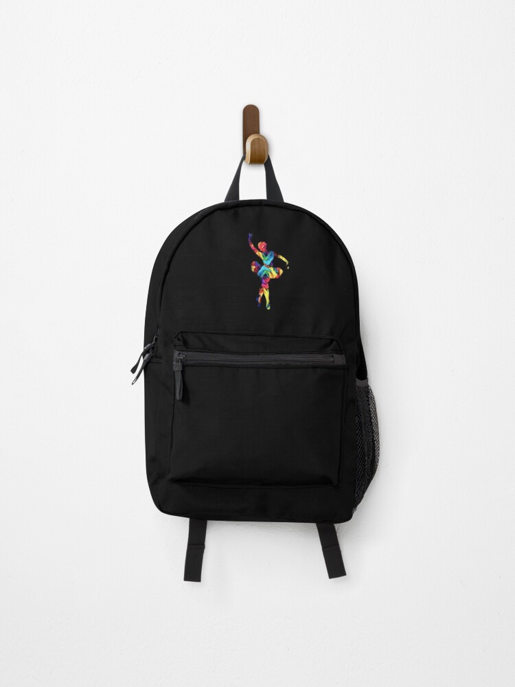 Thumbnail 1 of 3, Backpack, Ballet steps (Black) designed and sold by SmilingTees.