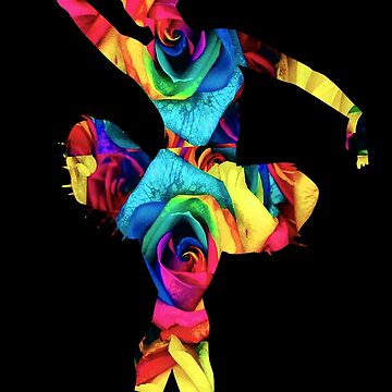 Artwork thumbnail, Ballet steps (Black) by Nikmay Design