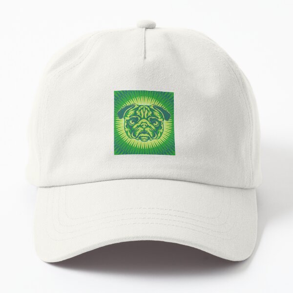 Hipster Pug Spirit Animal Dad Hat