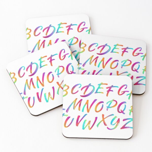 Item preview, Vibrant Alphabets designed and sold by IshitaPoint.