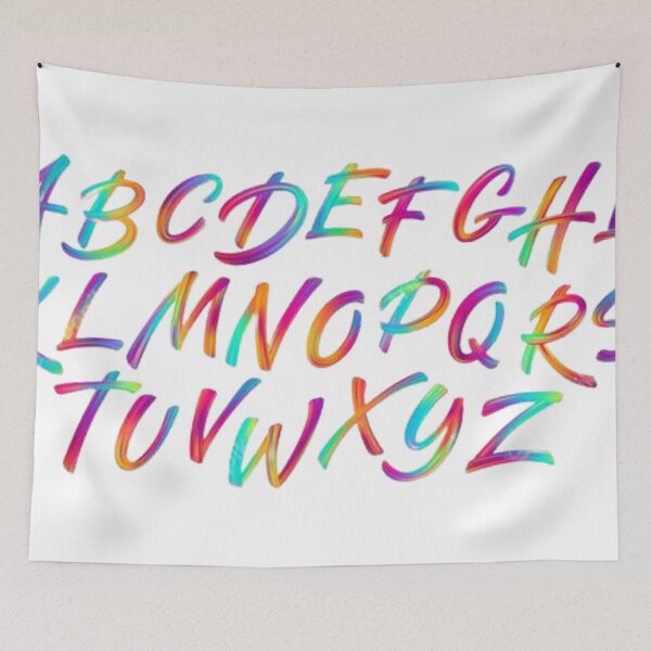 Item preview, Vibrant Alphabets designed and sold by IshitaPoint.