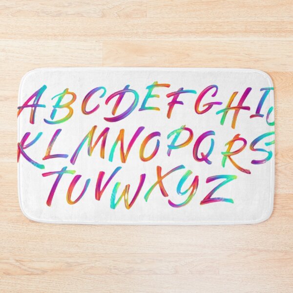 Item preview, Vibrant Alphabets designed and sold by IshitaPoint.