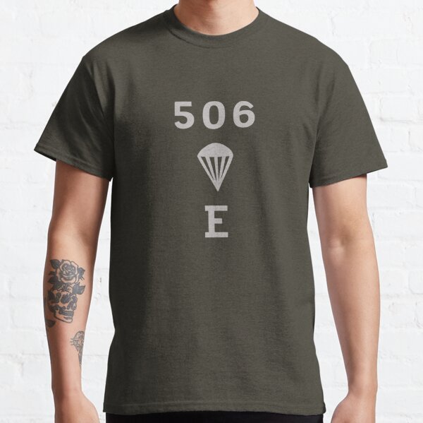 WW2 506 pir Easy Company Flag Classic T-Shirt