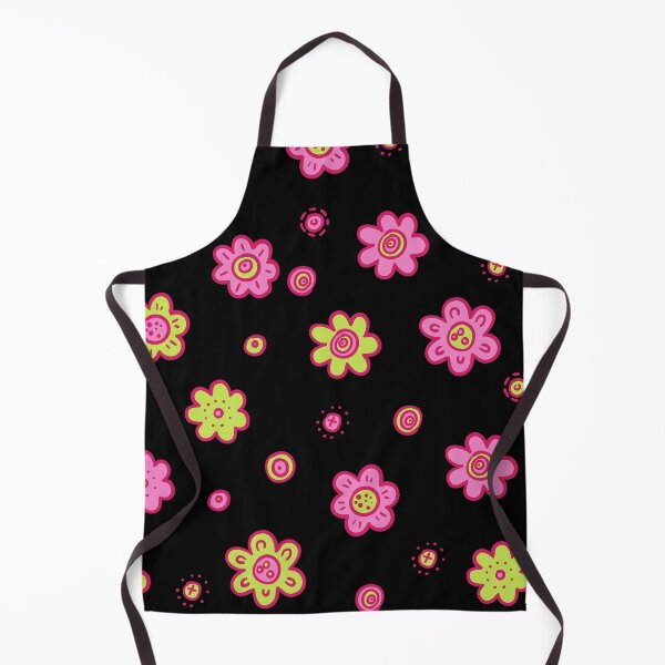 Item preview, Little flowers on black background  designed and sold by Molly-Vo.