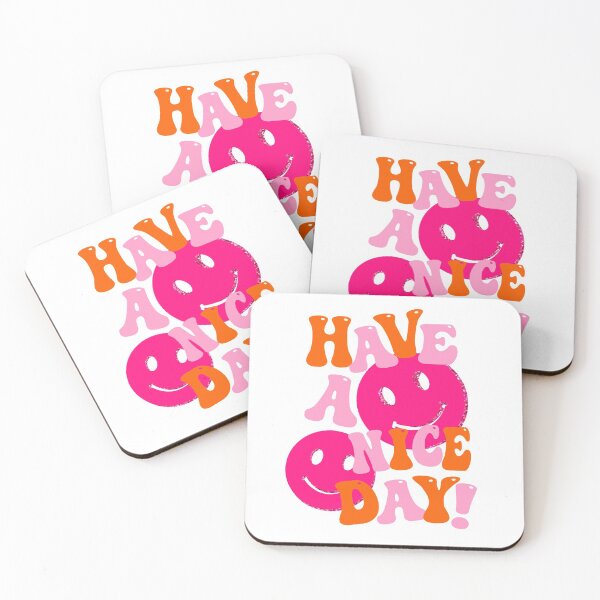Item preview, HAVE A NICE DAY! - pink and orange designed and sold by Julia Santos.