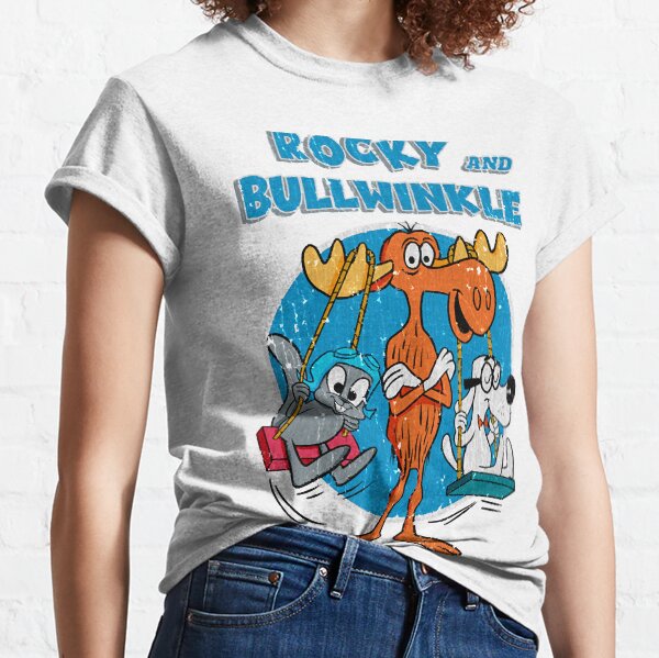 rocky and bullwinkle shirt