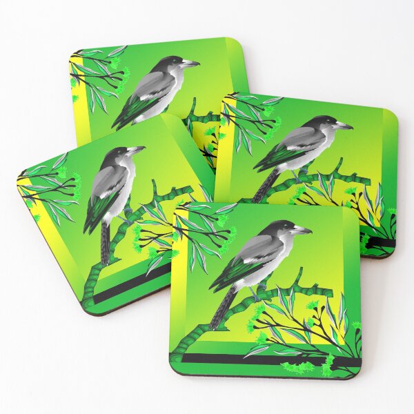 Item preview, The Green Winged ButcherBird designed and sold by Graham Colton.