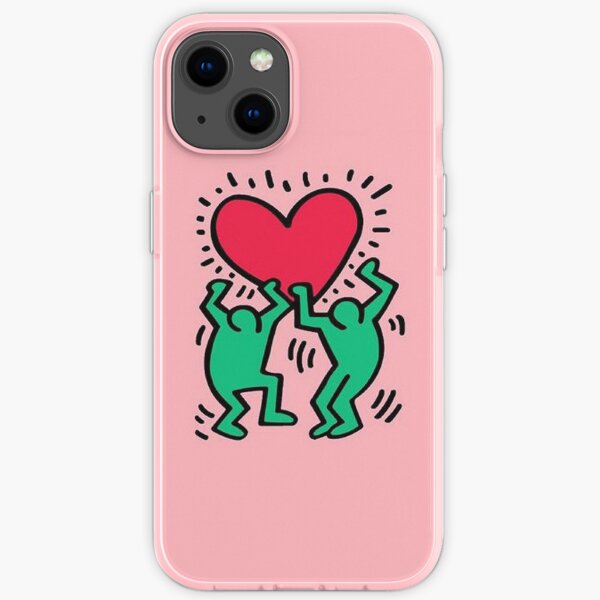 deux personnes apportent du coeur Coque souple iPhone