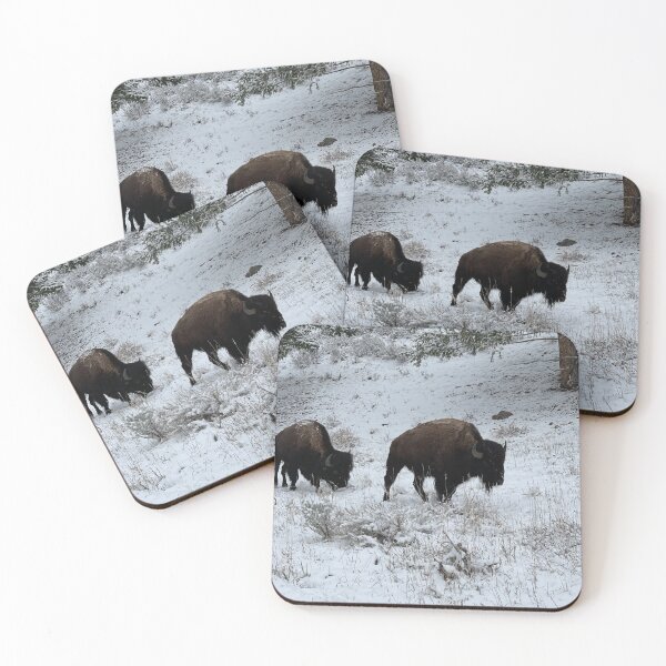 Item preview, winter buffaloes  designed and sold by cocaprojects.