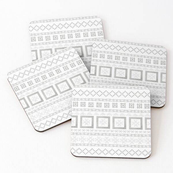 Item preview, Latvian Traditional Symbols of Luck in Rows pattern designed and sold by anzelas.