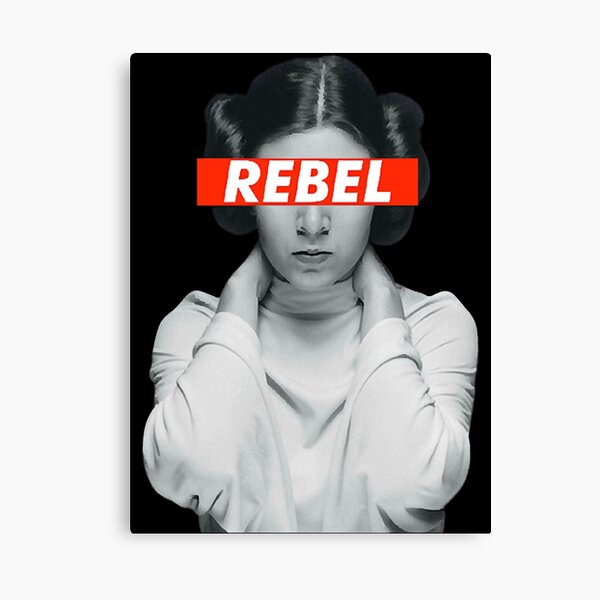 rebel princess Canvas Print