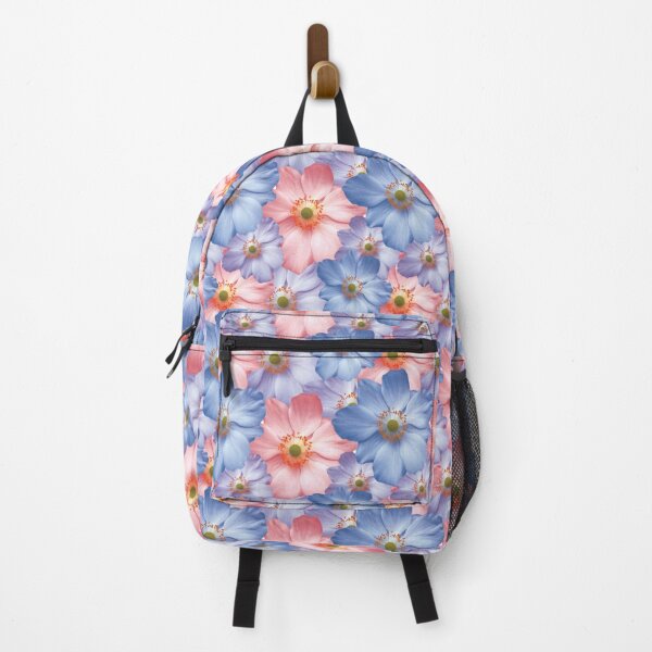 Item preview, Beautiful Blue Pink and Purple Flowers Pattern  designed and sold by StarsForgers.