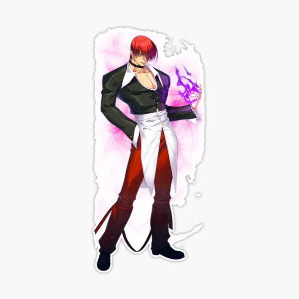 IORI YAGAMI Sticker for Sale by d0gswithknives