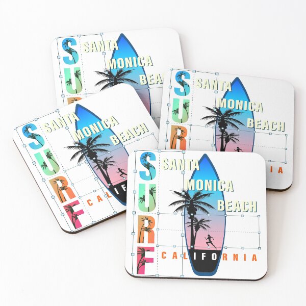Item preview, Santa Monica California Surfing designed and sold by SportsT-Shirts.