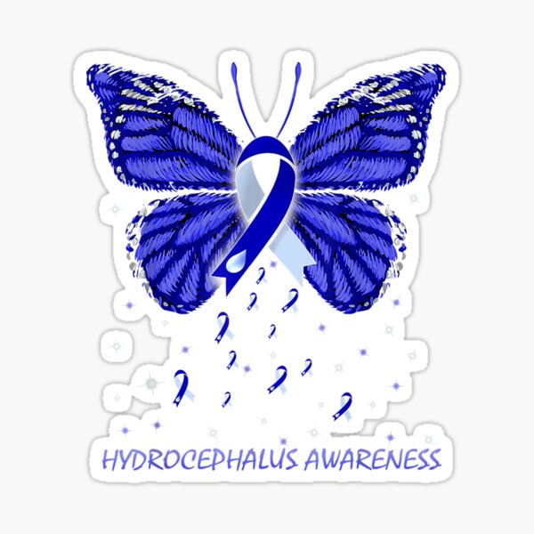 Hydrocephalus Awareness Butterfly Sticker For Sale By Dilboswagginz92 Redbubble 2152