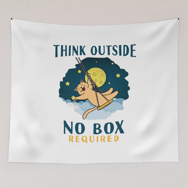 Item preview, Think Outside No Box Required designed and sold by Maria Garcia.