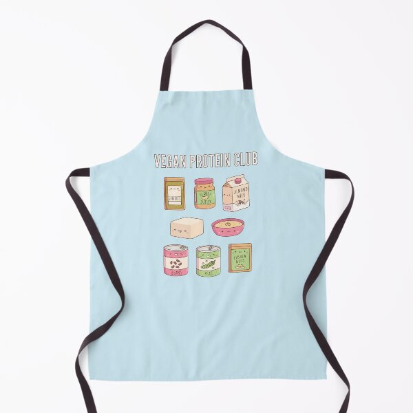Item preview, Cute Funny Vegan Protein Club Food Doodles designed and sold by rustydoodle.