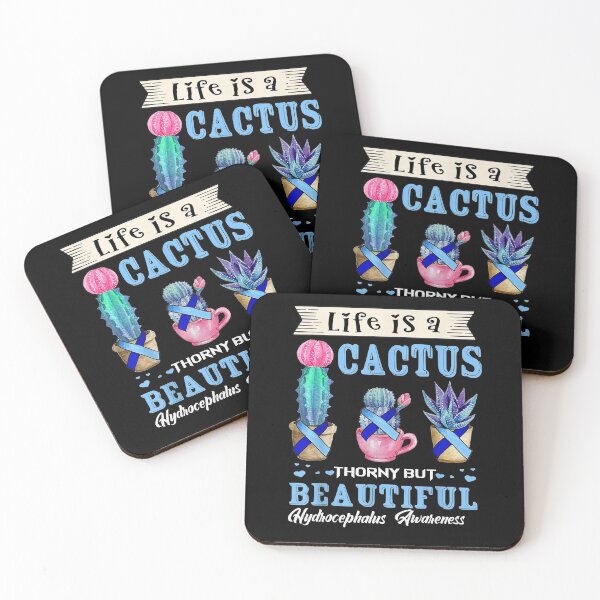 Item preview, Life is thorny but beautiful Hydrocephalus Awareness quote  designed and sold by Designs Of all kinds.