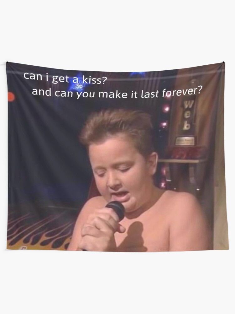 Alternate view of Gibby Singing - iCarly Tapestry
