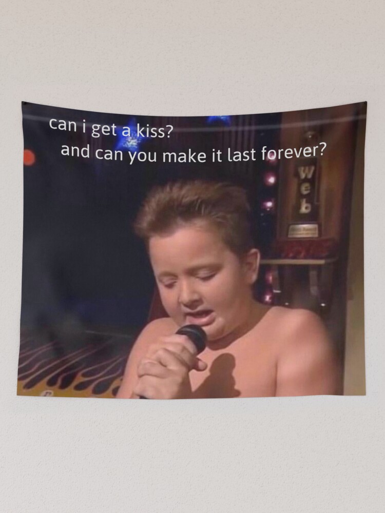 Alternate view of Gibby Singing - iCarly Tapestry