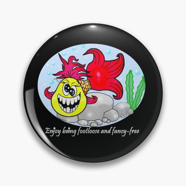 Item preview, Enjoy being footloose and fancy-free - Fish  designed and sold by Shirley cute art .