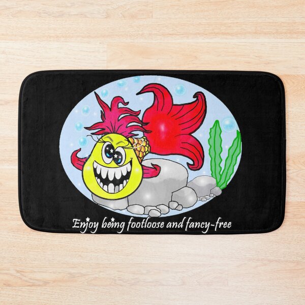 Item preview, Enjoy being footloose and fancy-free - Fish  designed and sold by Shirley cute art .