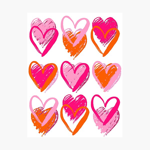 Printable Love and Hearts Stickers Graphic by Iris Art Studios · Creative  Fabrica