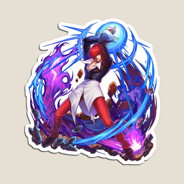 IORI YAGAMI Sticker for Sale by d0gswithknives