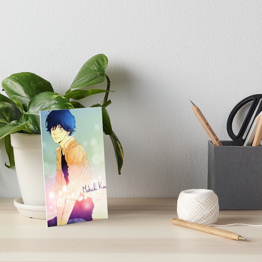 Kou mabuchi Tshirt - futaba yoshioka Sticker - Ao Haru Ride Manga Art  Board Print for Sale by kinsies