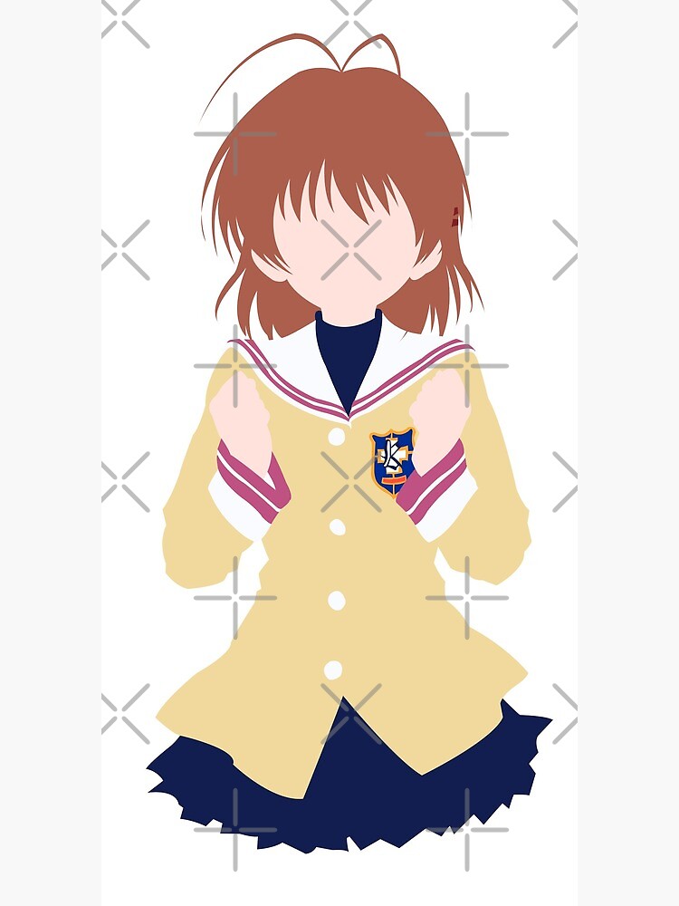 Clannad anime poster Nagisa Furukawa Art Print for Sale by wazzaah