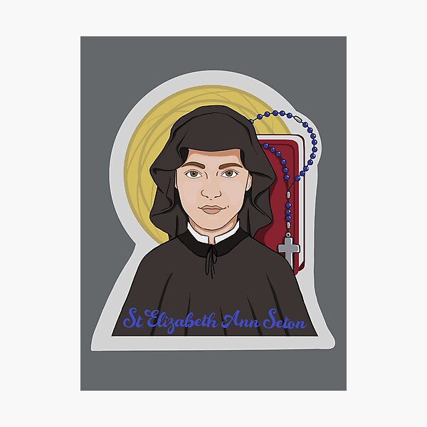 Item preview, St. Elizabeth Ann Seton designed and sold by mfrancescon13.
