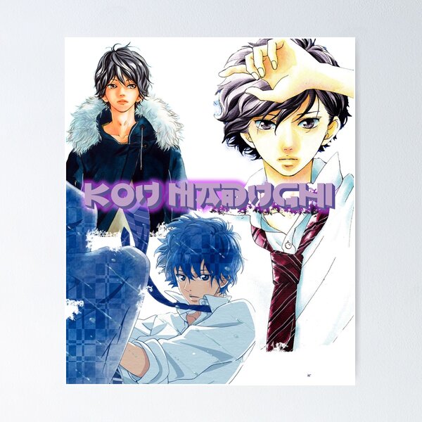 Kou mabuchi Tshirt - futaba yoshioka Sticker - Ao Haru Ride Manga Art  Board Print for Sale by kinsies