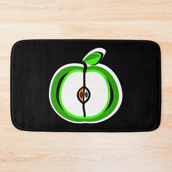 Item preview, Mid-Century Style Green Apple  on black designed and sold by MHen.