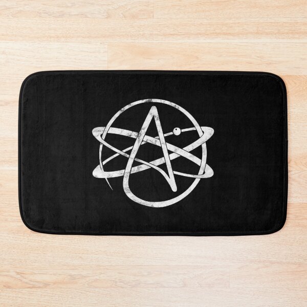Item preview, Atheism Logo (White Worn Logo) designed and sold by politicalamity.