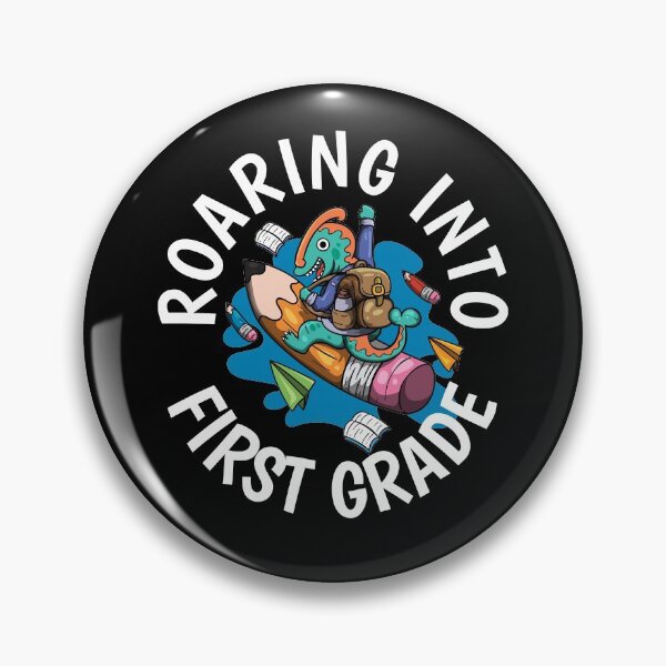 Item preview, Roaring into First Grade Dinosaur Back to School designed and sold by JapanBubble.