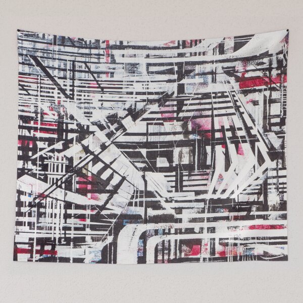 Item preview, Lines Black and Red designed and sold by Artworksy.