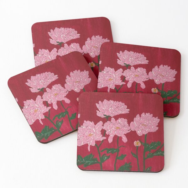 Item preview, Pink chrysanthemums designed and sold by Ruth Breen Artwork .