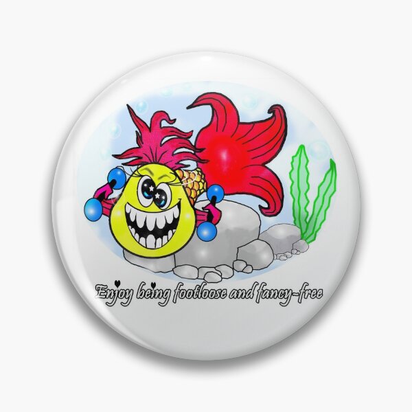 Item preview, Enjoy being footloose and fancy-Free -Fish  designed and sold by Shirley cute art .