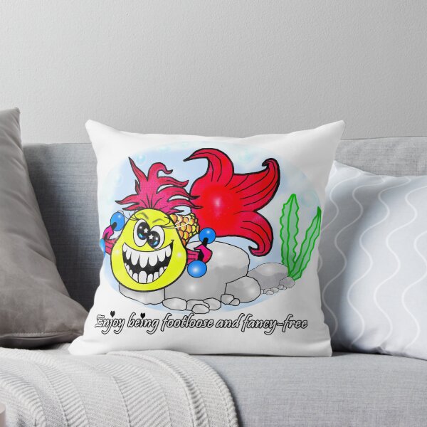 Item preview, Enjoy being footloose and fancy-Free -Fish  designed and sold by Shirley cute art .