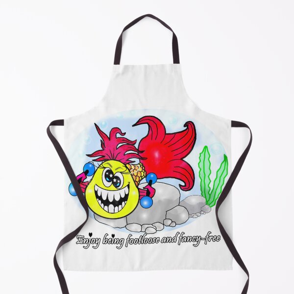 Item preview, Enjoy being footloose and fancy-Free -Fish  designed and sold by Shirley cute art .