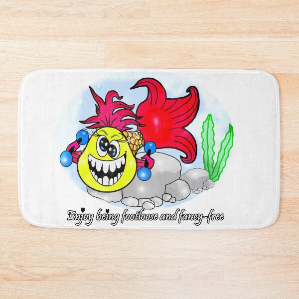 Item preview, Enjoy being footloose and fancy-Free -Fish  designed and sold by Shirley cute art .