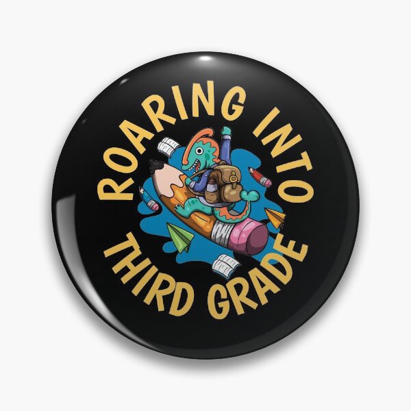 Item preview, Roaring into Third Grade Dinosaur Back to School designed and sold by JapanBubble.