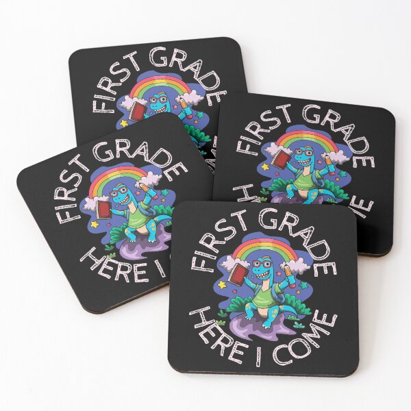 Item preview, First Grade Here I Come First Day Back to School designed and sold by JapanBubble.