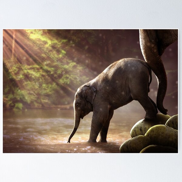 Item preview, Cute Little Elephants designed and sold by Colandia.